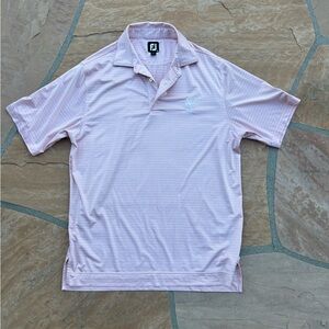 FootJoy Soft Pink Polo Shirt for Men Waste Management Scottsdale TPC